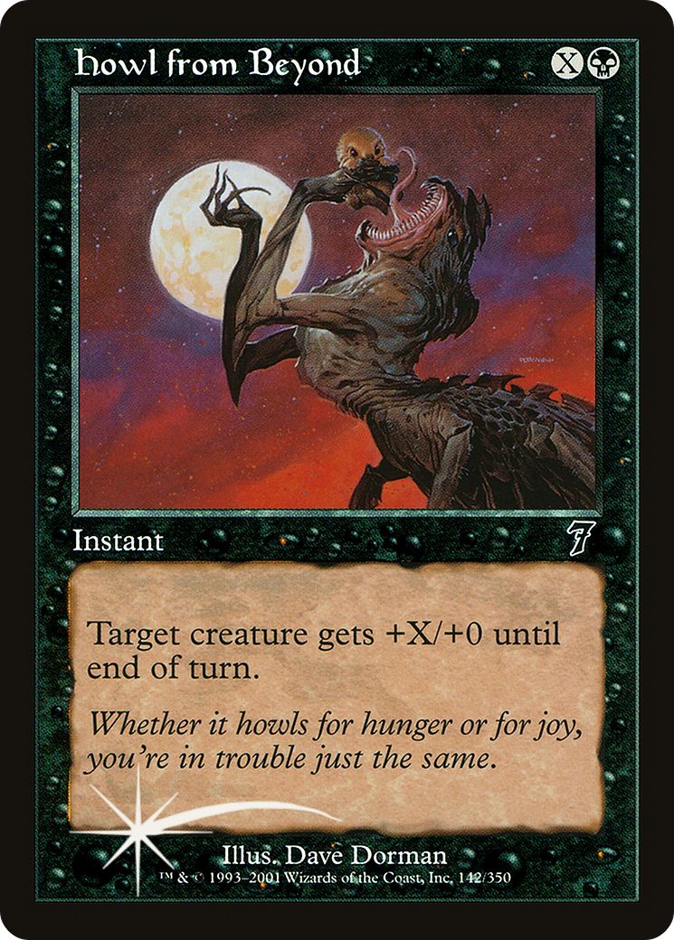Howl from Beyond (7ED-142★) (Foil)