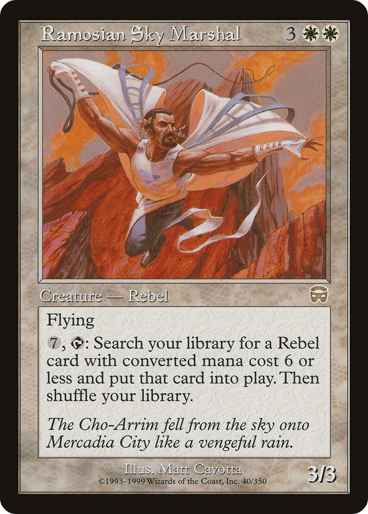 Ramosian Sky Marshal (MMQ-040) (Foil)