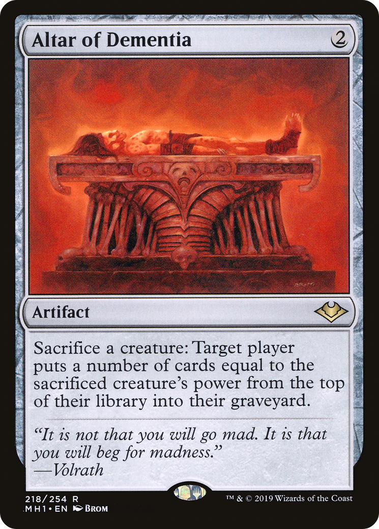 Altar of Dementia (MH1-218) (Foil)