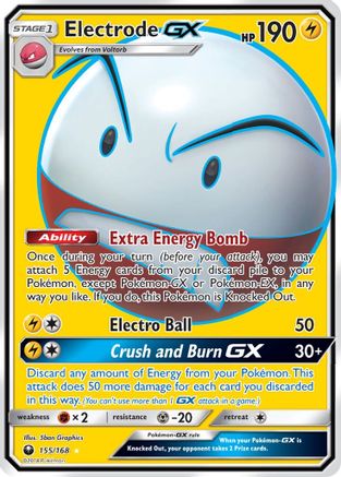 Electrode GX (Full Art) (CES-155) (Holofoil)