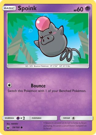 Spoink (CES-059) (Reverse Holofoil)