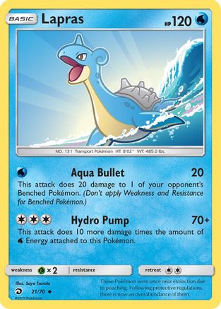 Lapras (DRM-021) (Reverse Holofoil)