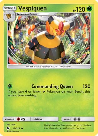 Vespiquen (LOT-032) (Reverse Holofoil)
