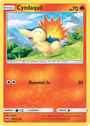 Cyndaquil (40) (LOT-040) (Reverse Holofoil)