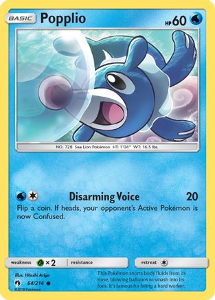 Popplio (64) (LOT-064) (Reverse Holofoil)