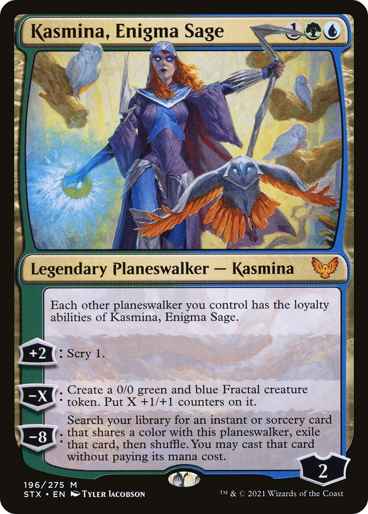 Kasmina, Enigma Sage (STX-196) (Foil)