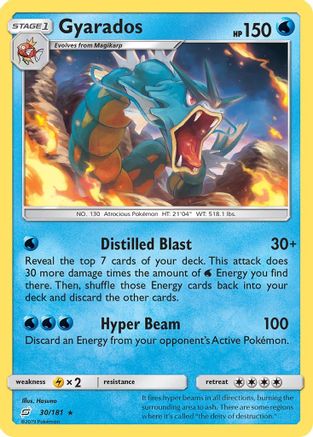 Gyarados (TEU-030) (Holofoil)