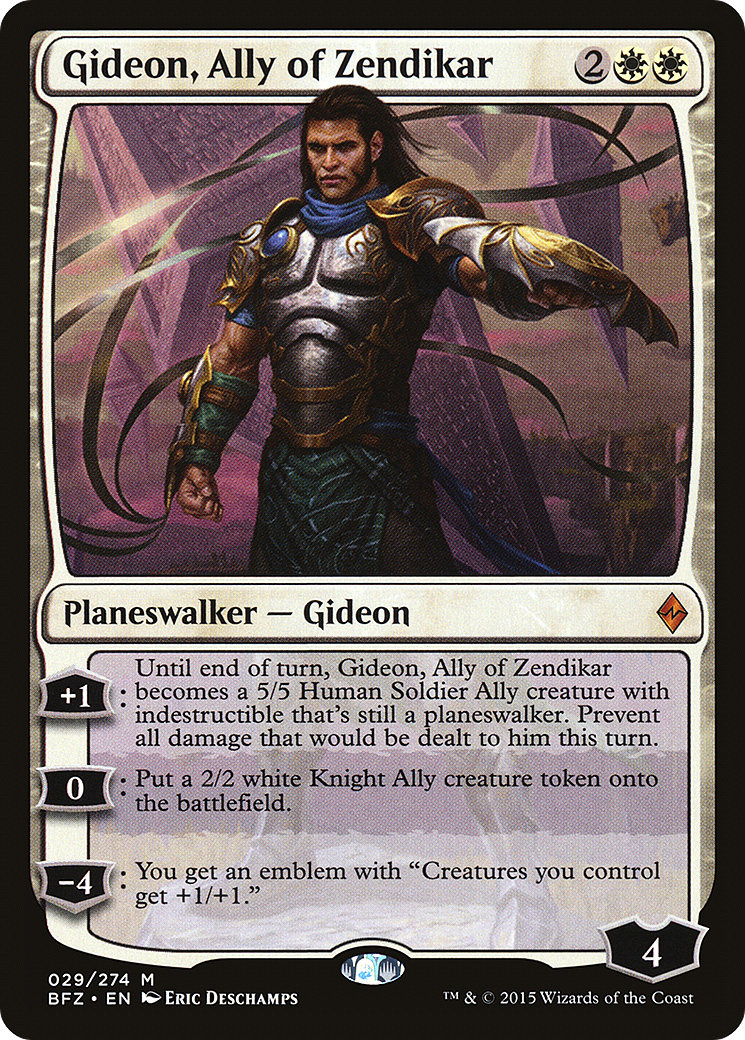 Gideon, Ally of Zendikar (BFZ-029) (Foil)