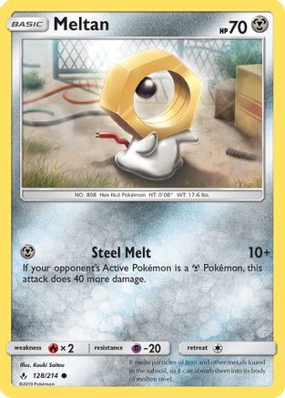 Meltan (UNB-128) (Reverse Holofoil)