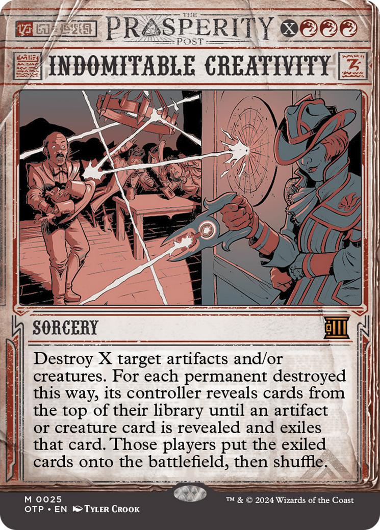 Indomitable Creativity (OTP-025) (Showcase) (Borderless)