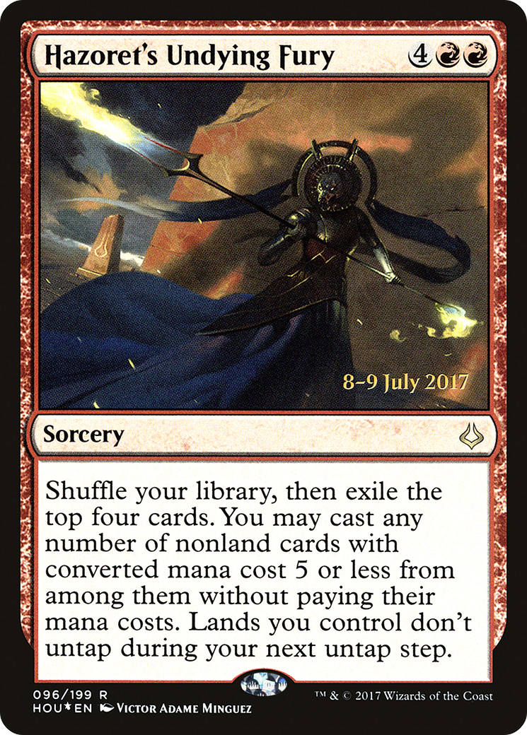 Hazoret's Undying Fury (PRE-96S) (Foil)