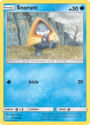 Snorunt (UNM-037) (Reverse Holofoil)