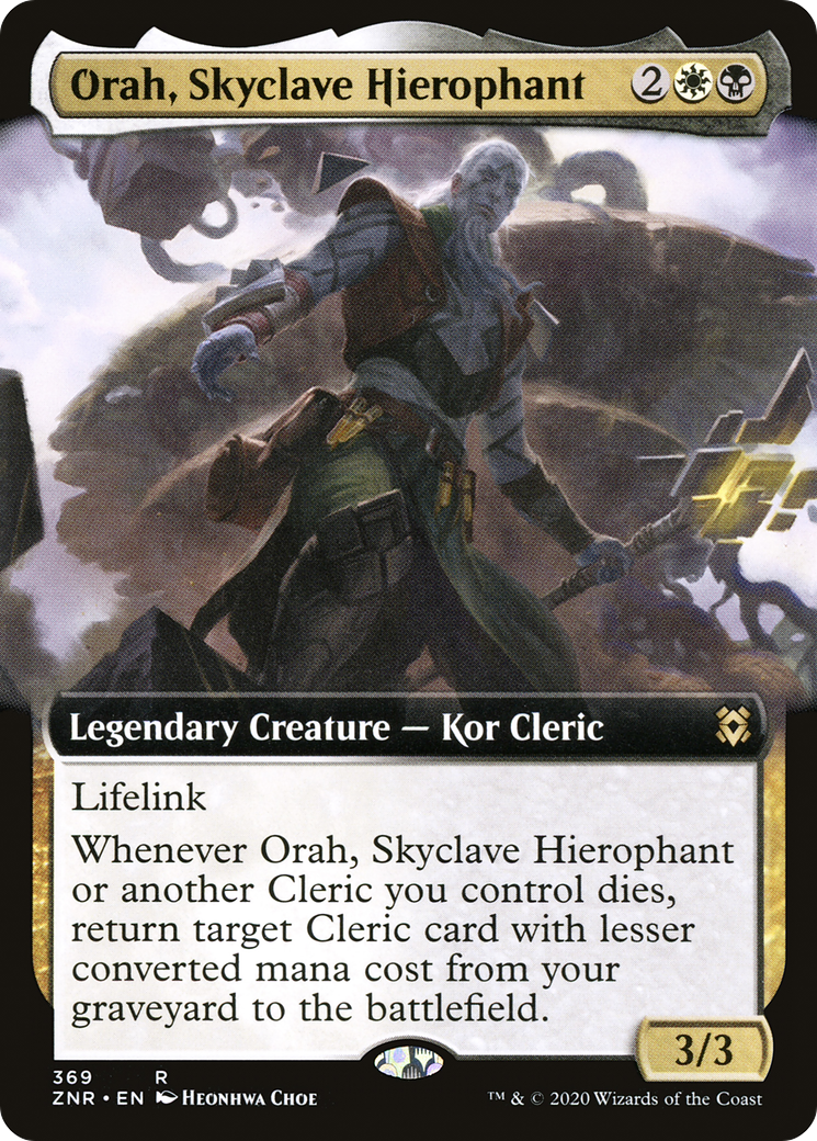 Orah, Skyclave Hierophant (ZNR-369) (Extended Art) (Foil)