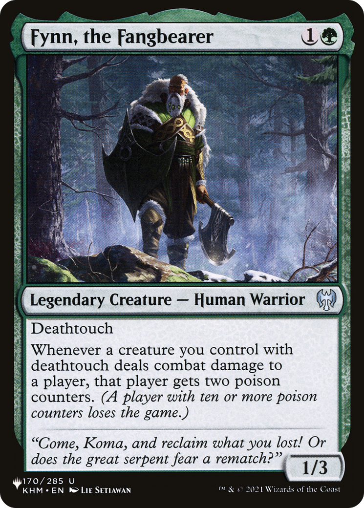 Fynn, the Fangbearer (LIST-KHM-170)