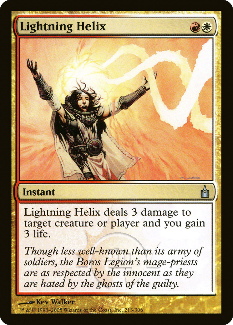 Lightning Helix (RAV-213) (Foil)