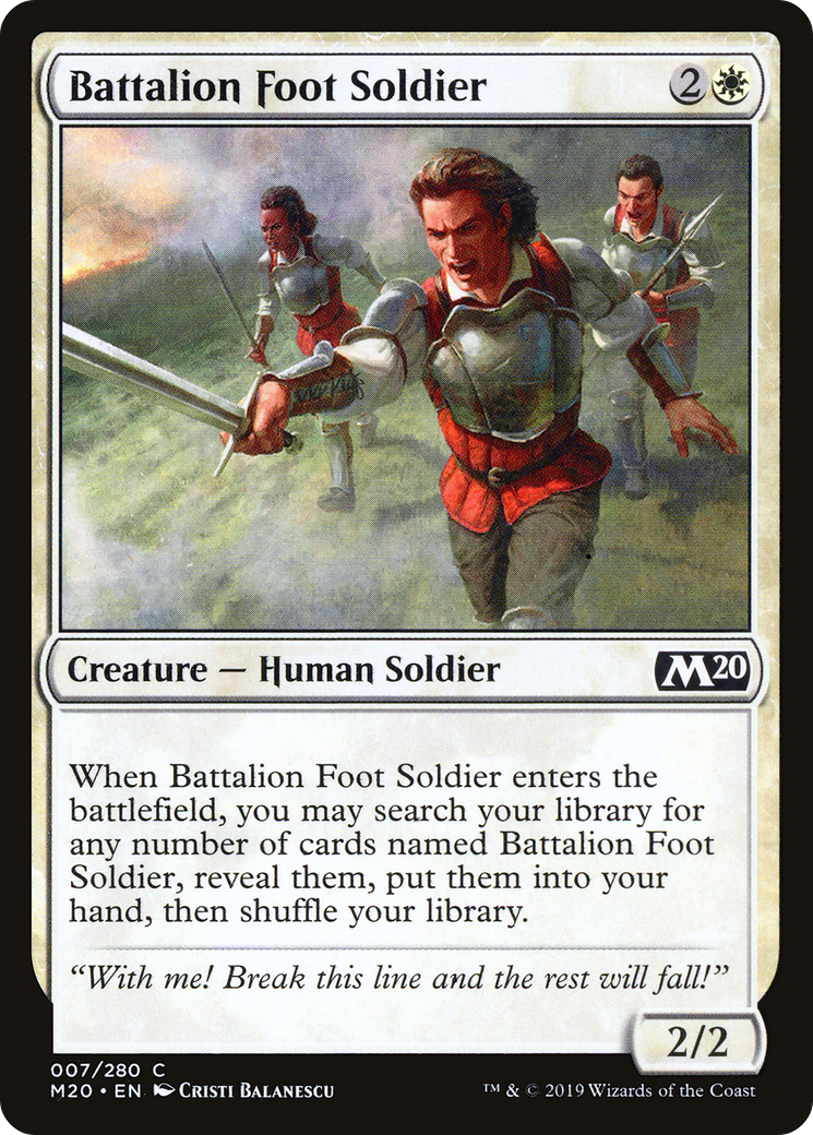Battalion Foot Soldier (M20-007) (Foil)