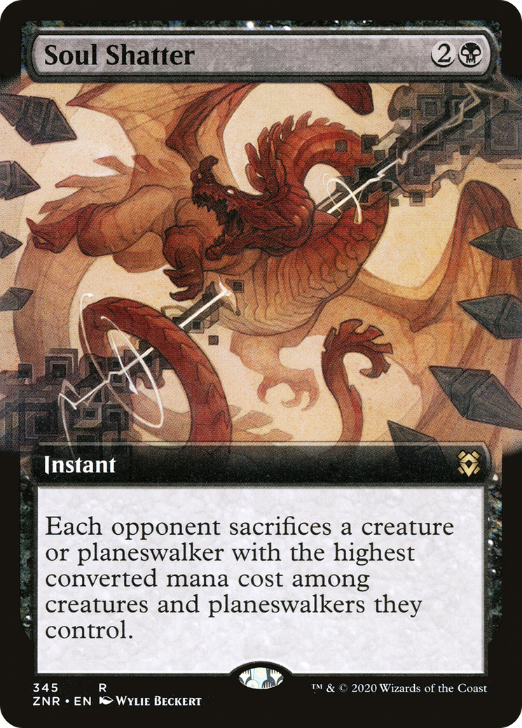 Soul Shatter (ZNR-345) (Extended Art) (Foil)