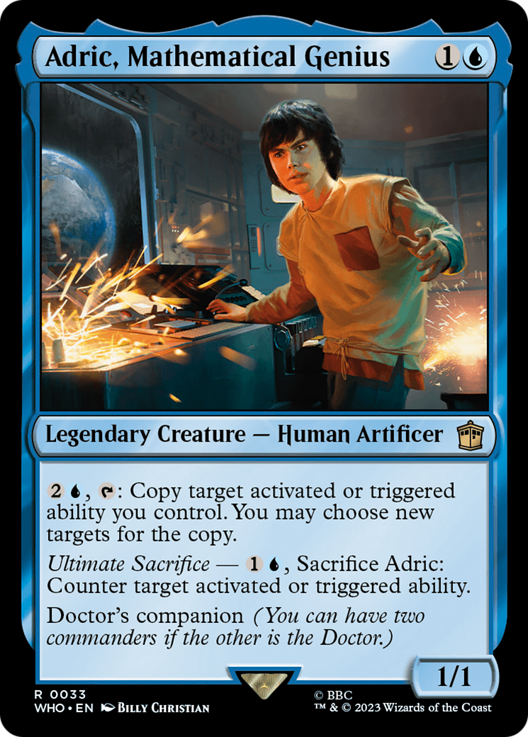 Adric, Mathematical Genius (WHO-033) (Foil)
