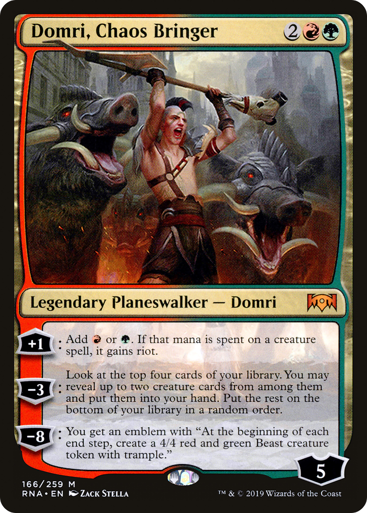 Domri, Chaos Bringer (RNA-166) (Foil)