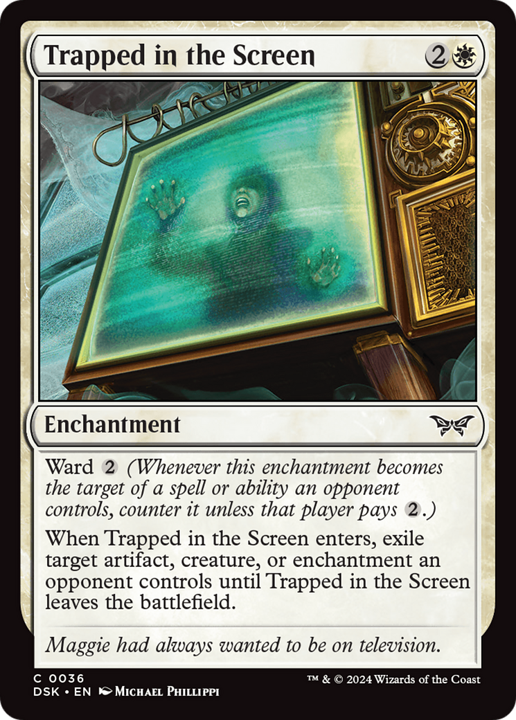 Trapped in the Screen (DSK-036) (Foil)