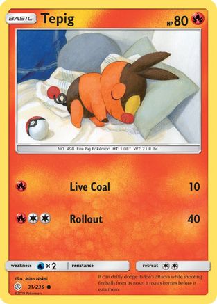 Tepig (CEC-031) (Reverse Holofoil)