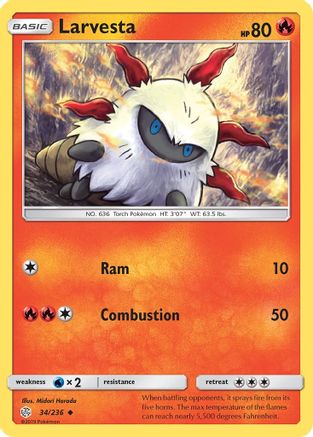 Larvesta (CEC-034) (Reverse Holofoil)