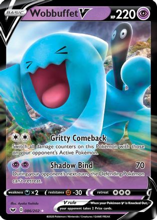 Wobbuffet V (SSH-086) (Holofoil)