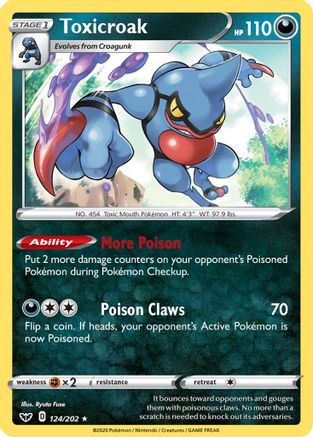 Toxicroak (SSH-124) (Reverse Holofoil)