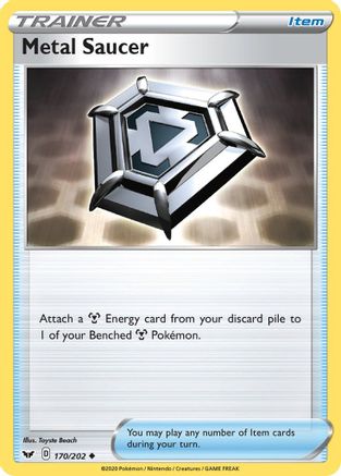 Metal Saucer (SSH-170) (Reverse Holofoil)