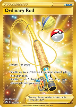 Ordinary Rod (Secret) (SSH-215) (Holofoil)