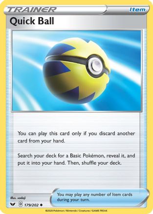 Quick Ball (SSH-179) (Reverse Holofoil)