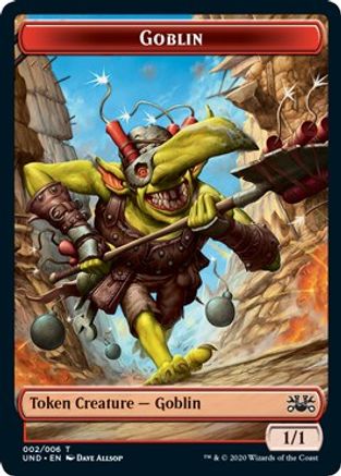Goblin // Giant Teddy Bear Double-Sided Token (UND-2 // 5)