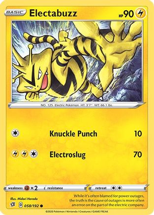 Electabuzz (RCL-058) (Reverse Holofoil)