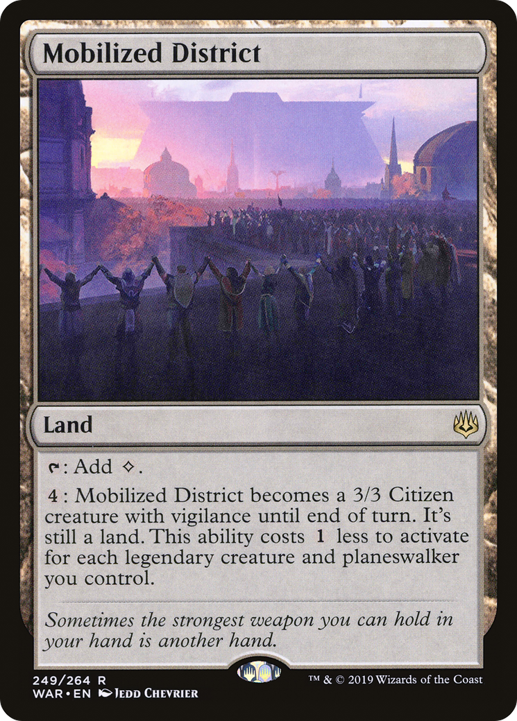 Mobilized District (WAR-249) (Foil)