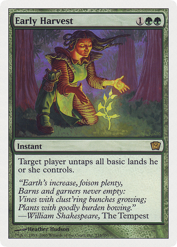 Early Harvest (9ED-235★) (Foil)