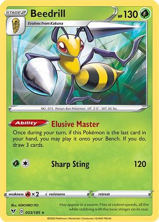 Beedrill (VIV-003) (Reverse Holofoil)