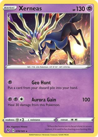 Xerneas (VIV-078) (Reverse Holofoil)