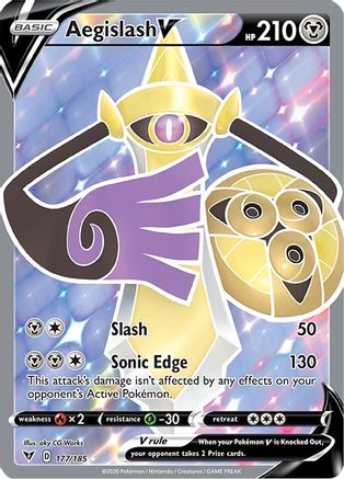 Aegislash V (Full Art) (VIV-177) (Holofoil)