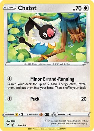 Chatot (VIV-139) (Reverse Holofoil)