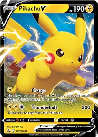 Pikachu V (SSP-SWSH061) (Holofoil)
