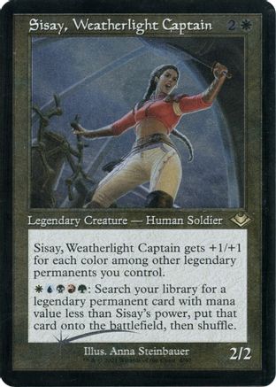 Sisay, Weatherlight Captain (Retro Frame) (H1R-006) (Etched Foil)