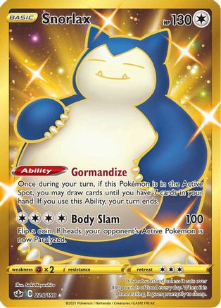 Snorlax (Secret) (CRE-224) (Holofoil)