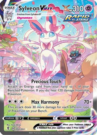 Sylveon VMAX (Alternate Art Secret) (EVS-212) (Holofoil)