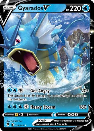 Gyarados V (EVS-028) (Holofoil)