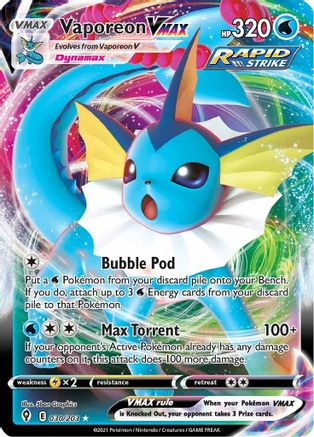Vaporeon VMAX (EVS-030) (Holofoil)