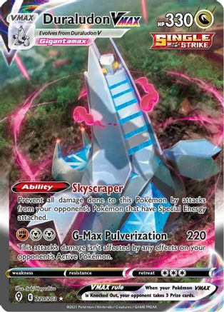 Duraludon VMAX (Alternate Art Secret) (EVS-220) (Holofoil)