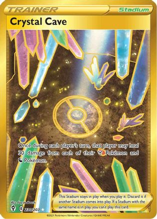 Crystal Cave (Secret) (EVS-230) (Holofoil)