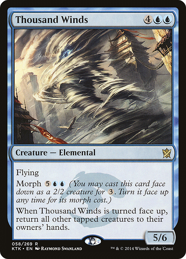 Thousand Winds (KTK-058) (Foil)