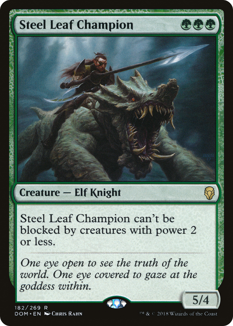 Steel Leaf Champion (DOM-182) (Foil)