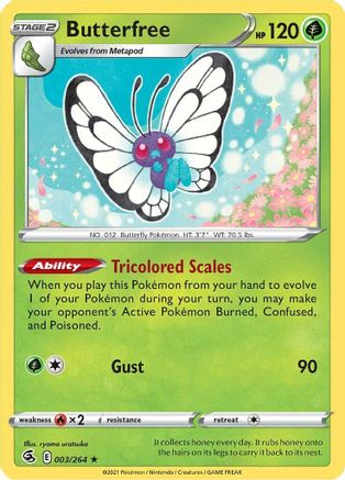 Butterfree (FST-003) (Reverse Holofoil)